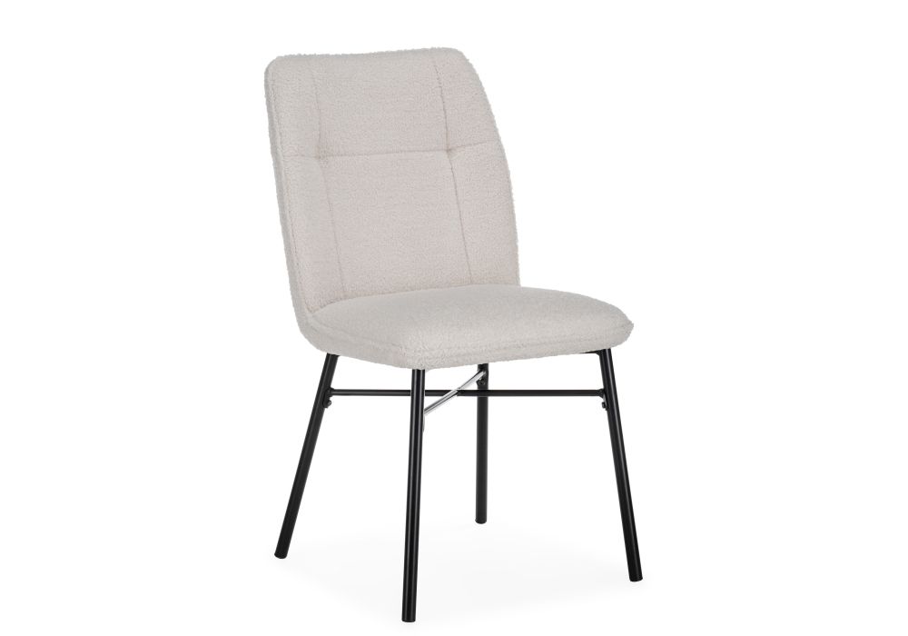 Стул на металлокаркасе Denis beige / black