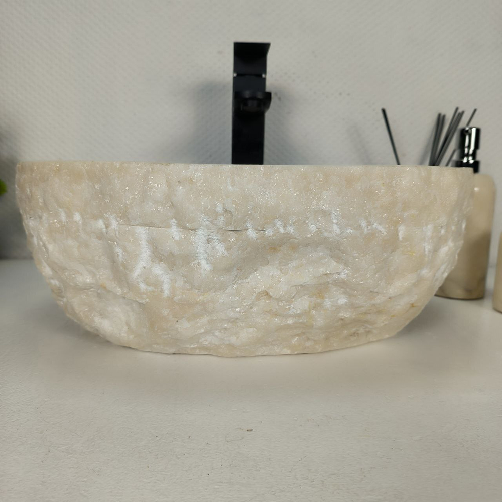 Раковина из оникса Erozy White EO-64325 41*32*15 0212