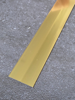 Полоса алюм. 20*1,5мм "DO-1" 2,7м Золото глянец