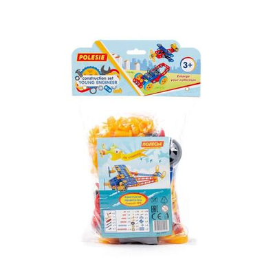 Конструктор 144эл. "Изобретатель" -"Самолёт №2" в пакет (Полесье)