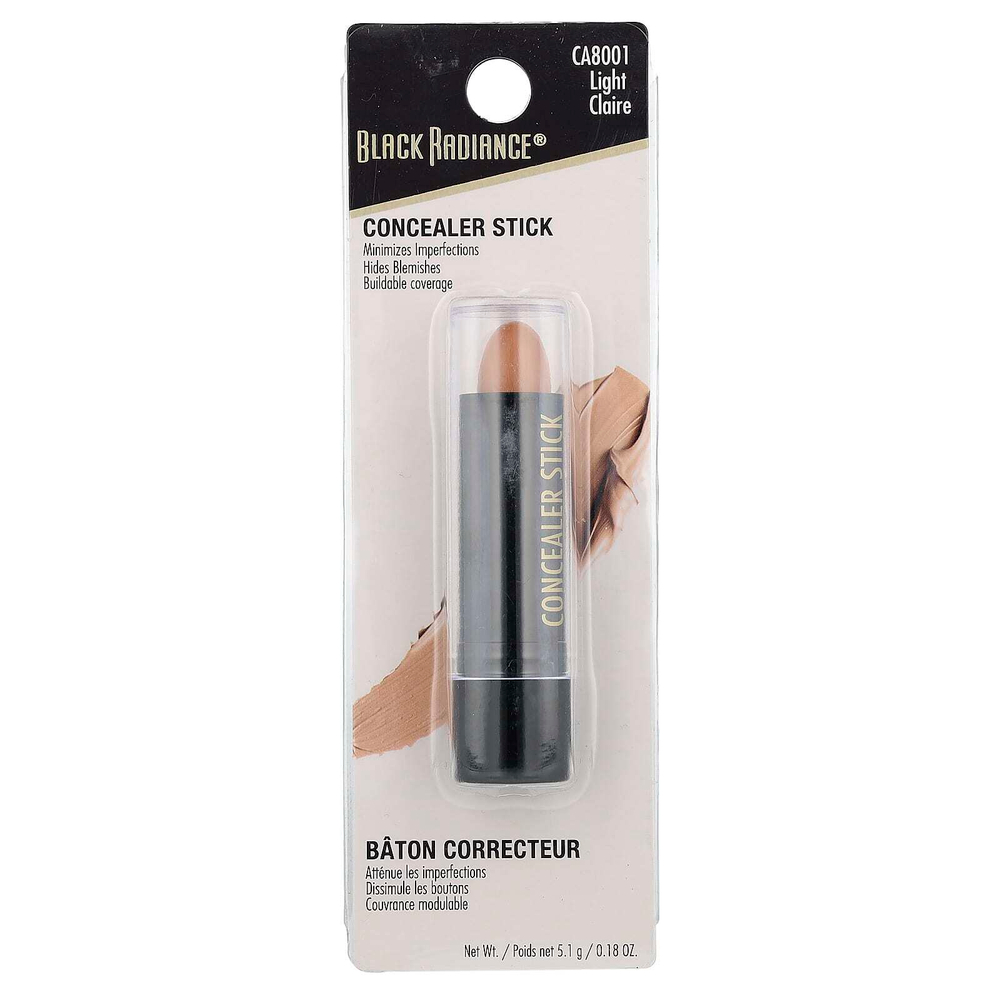 Black Radiance, консилер-стик, CA8001 Light Claire, 5,1 г (0,18 унции)