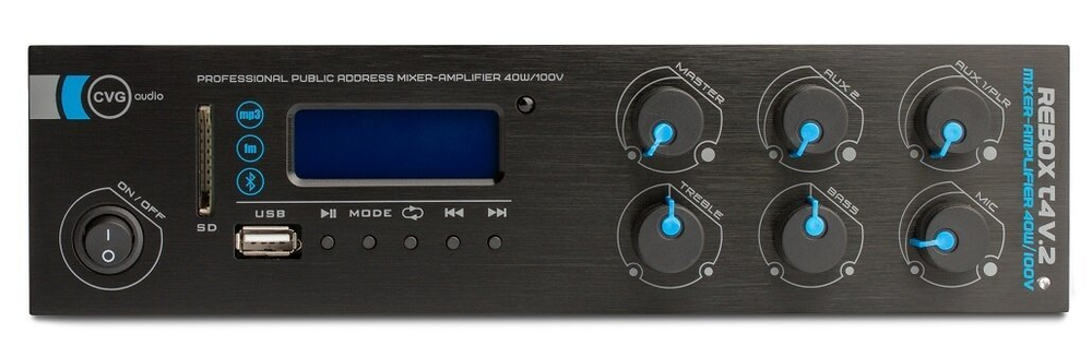 CVGAUDIO ReBox T4 Трансляционный микшер-усилитель