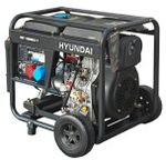 Электростанция дизельная с воздушным охлаждением HYUNDAI DHY 10000LE-T открытая