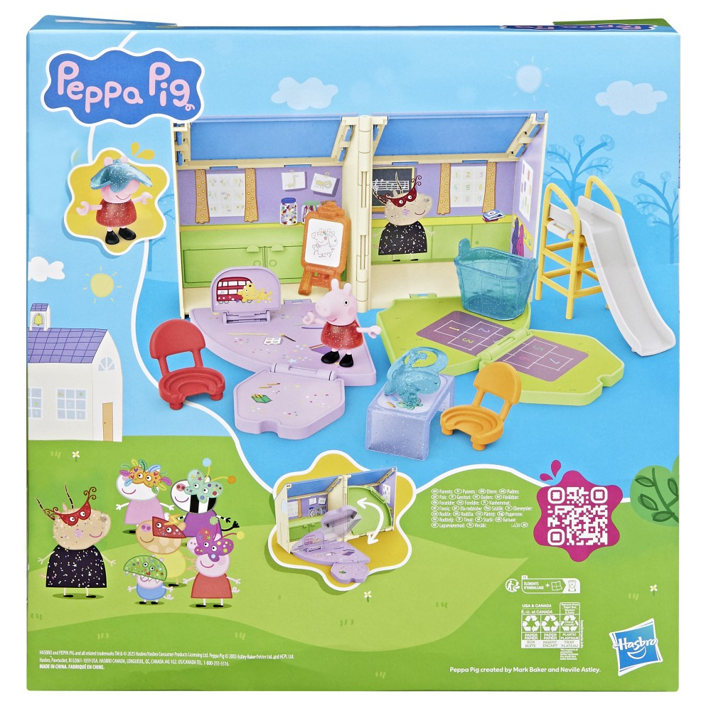 Hasbro ŚWINKA PEPPA - Детский сад с игровой площадкой Раскладной + аксессуары G0530