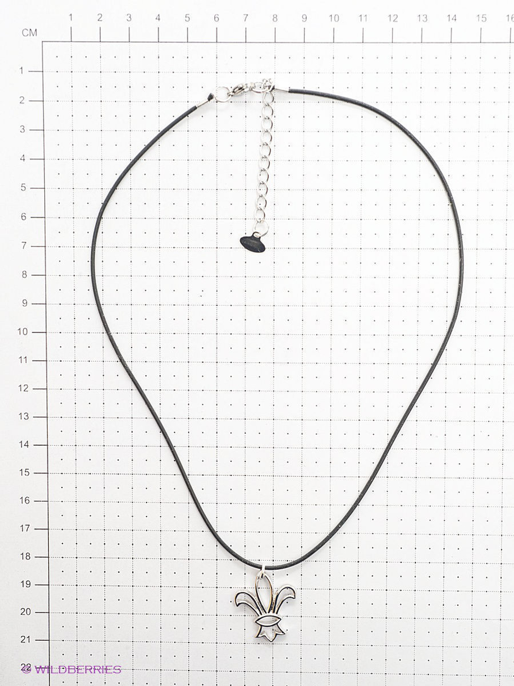 "Акумал" подвеска в родиевом покрытии из коллекции "Gammi" от Jenavi с замком карабин