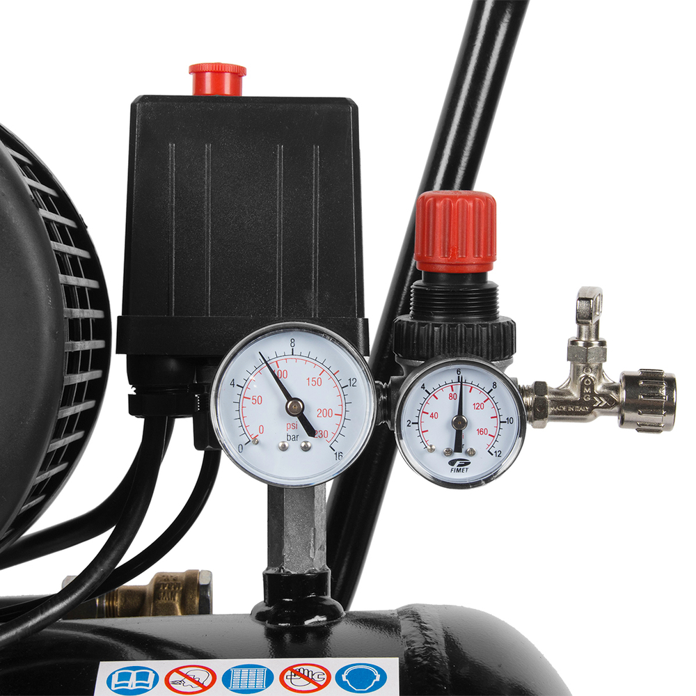 WDK-90532 Компрессор поршневой с ременным приводом 320 л/мин, 2.2 КВт, 220 В, ресивер 50 л