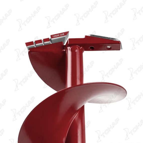 Ледобур BURAN 150R правое вращение, цельнотянутый шнек (LB-150R) Тонар