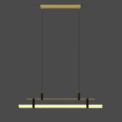 Подвесной светильник 8501P/L brass/clear