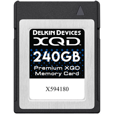 Карта памяти Delkin Devices Premium XQD 2933X 240GB, R/W 440/400 МБ/с