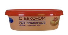 Сыр плавленный пастообразный &quot;С Беконом&quot; 45% 130г. Молочный Мир - купить не дорого с доставкой по Москве