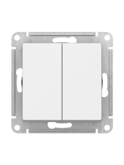 Переключатель перекрестный 2-кл. AtlasDesign 2хсх.7 10АХ механизм бел. SE ATN000173