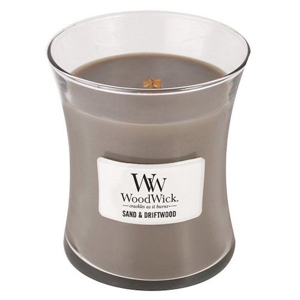 WoodWick Sand & Driftwood - Ароматическая свеча 275г