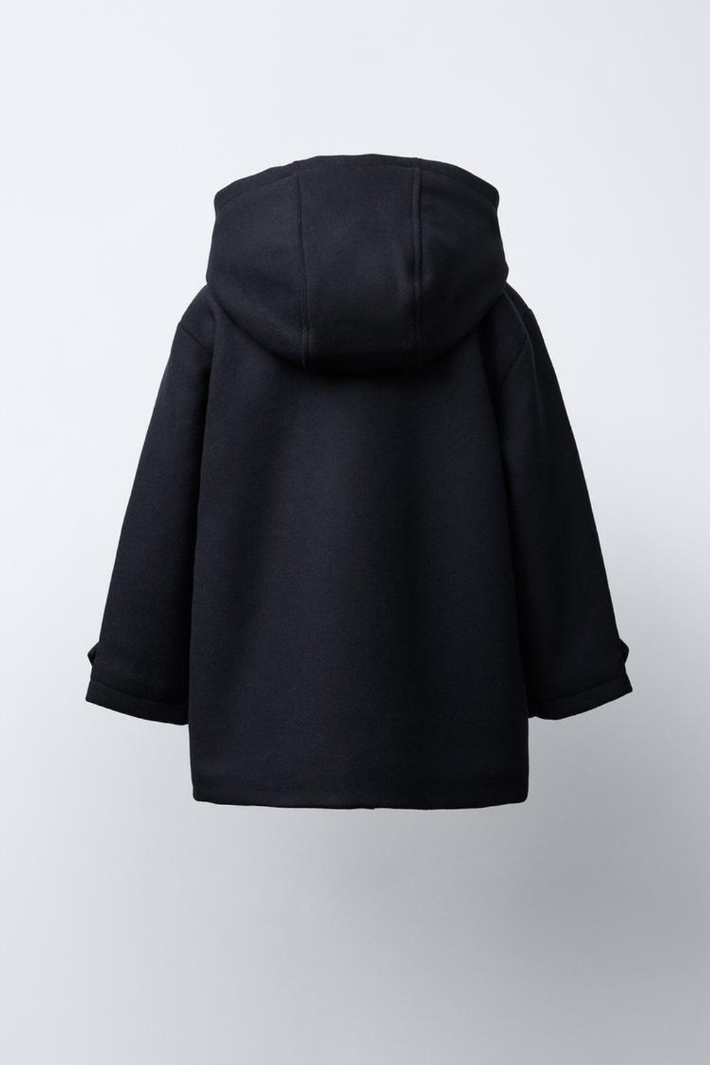 ZARA ПАЛЬТО С ПОДКЛАДКОЙ ИЗ ИСКУССТВЕННОЙ ОВЧИНЫ, МОРСКОЙ СИНИЙ