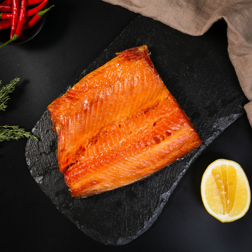 Форель филе-кусок на коже холодного копчения