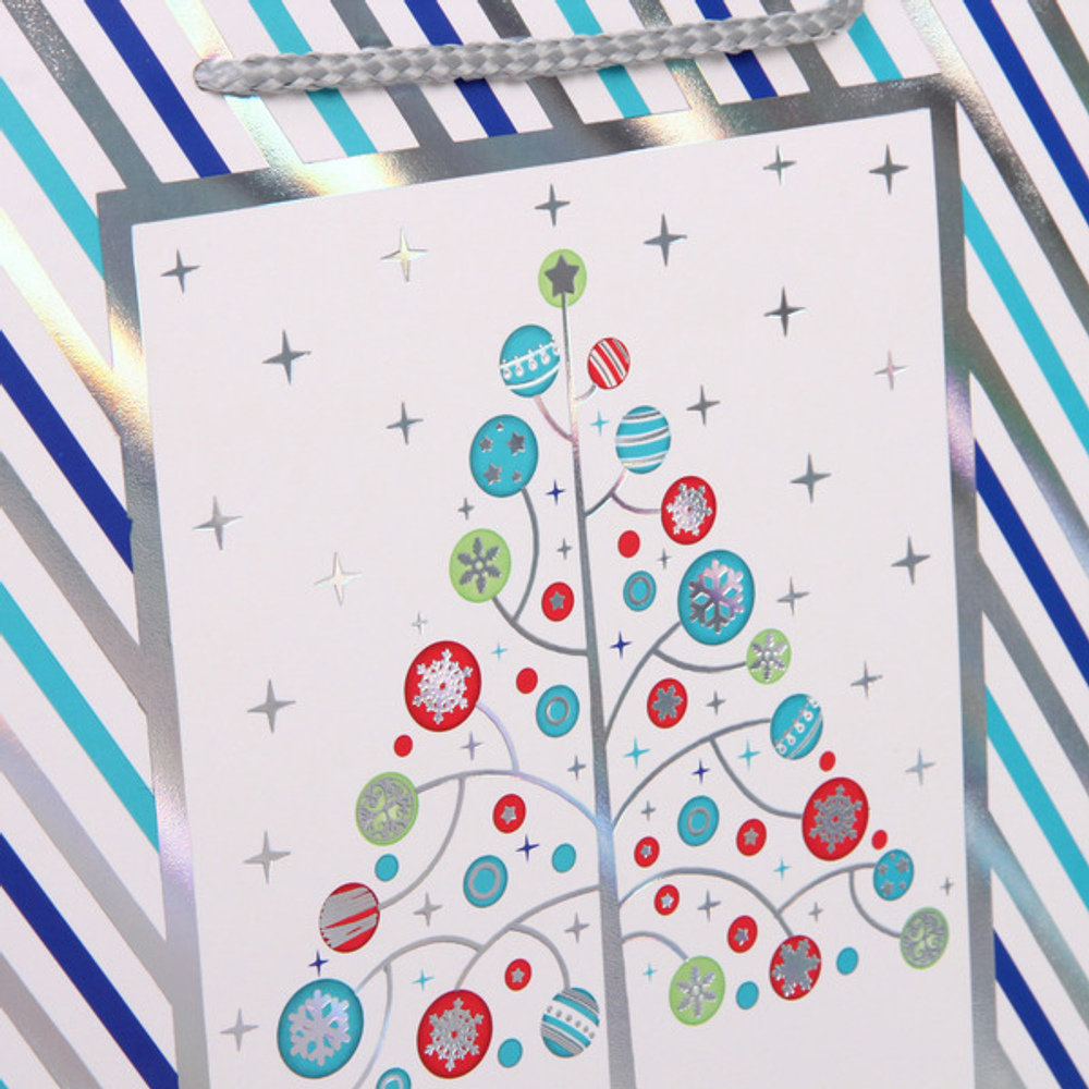 Пакет подарочный «Зимняя нежность» 18*23*8 см, микс