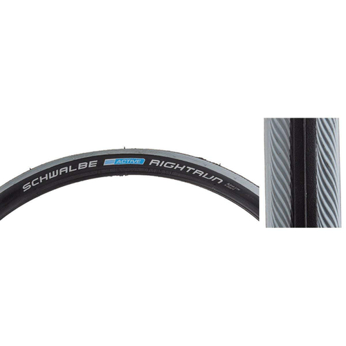 Покрышка. 24x1.00 (25-540) 05-10282387.01 RIGHTRUN K-Guard B/GRS/B-SK HS387 2Grip NMC 50EPI черно-серая SCHWALBE