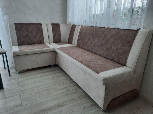 Диван угловой Оскар 5 (бежево-коричневый)