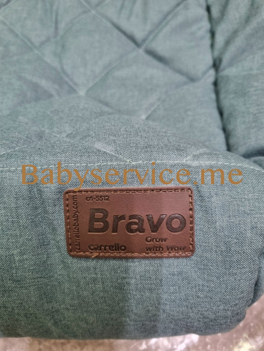 Чехол на ноги Carrello Bravo зеленый