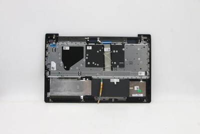 Верхняя панель с клавиатурой (топкейс) для ноутбука Lenovo ideapad 5-15ARE05 81YQ/ideapad 5-15ALC05 82LN раскладка - русская, с подсветкой, без фингерпринта, синий (5CB1B43003), оригинал