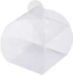 Коробка для конфет "бонбоньерка" 45*45*45 мм (1) (полностью прозрачная) НОВИНКА