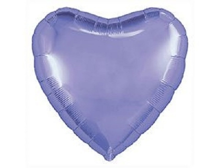 Аг 30"/75 см, Сердце, Лаванда (Lavender), 1 шт. (В упаковке)