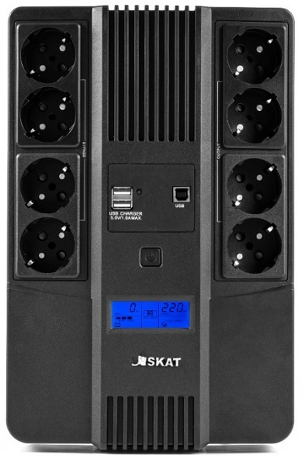 Источник бесперебойного питания  Бастион SKAT-UPS 800-AID-IN-1x9-8