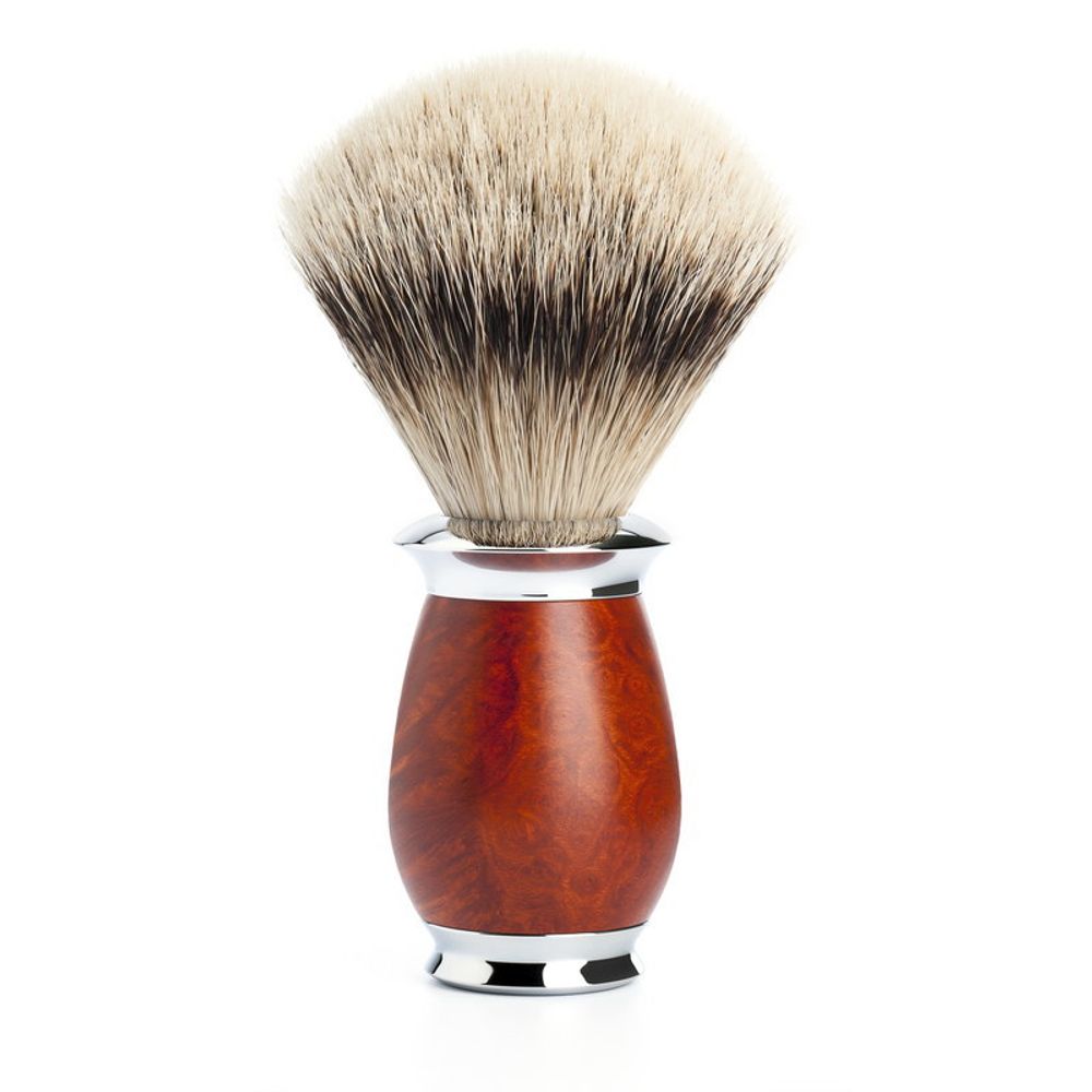 Помазок MUEHLE PURIST, барсучий ворс высшей категории Silvertip, бриар (091 H 59)