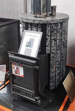 Печь для бани Эверест "Steam Master 30 ЧУГУН" Ламель Пироксенит Элит, S-20