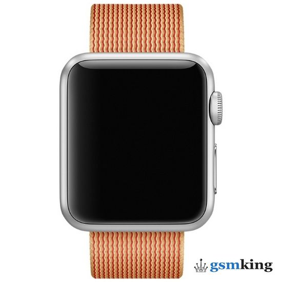 Apple Woven Nylon Band for Apple Watch 38|40|41mm Gold/Red (Золотистый) MM9R2ZM/A