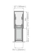 Мусорное ведро в американском стиле WASTEBIN (1 шт.)