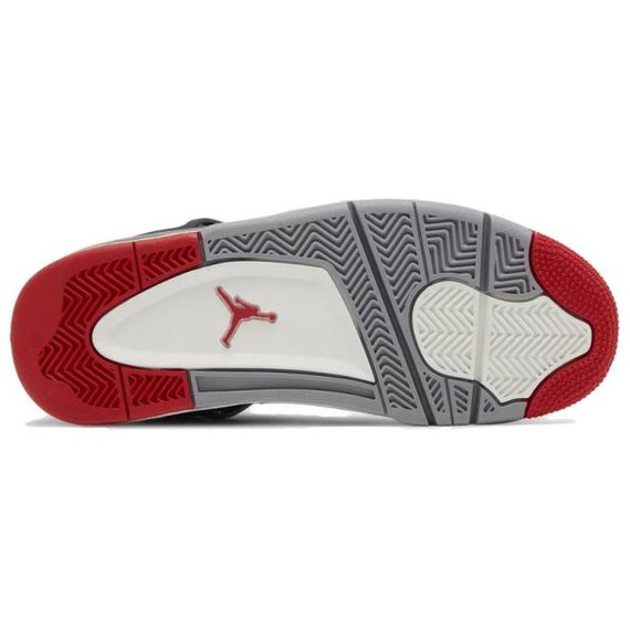 Джордан Эйр Джордан 4 Детские баскетбольные площадки В ЦЕНТРЕ Черно-красного Унисекса