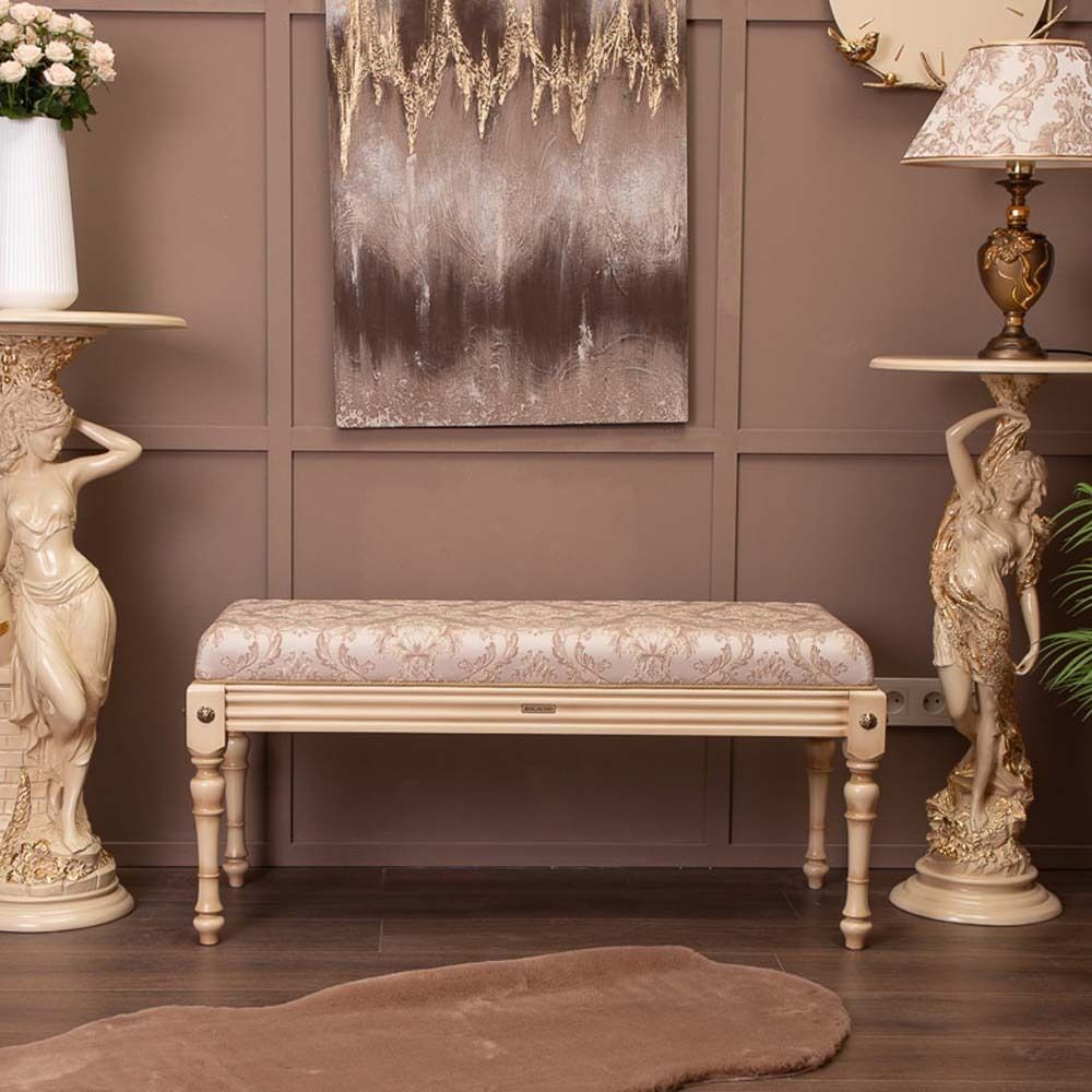 Банкетка Классика 2 Айвори Каледония Бисскоти