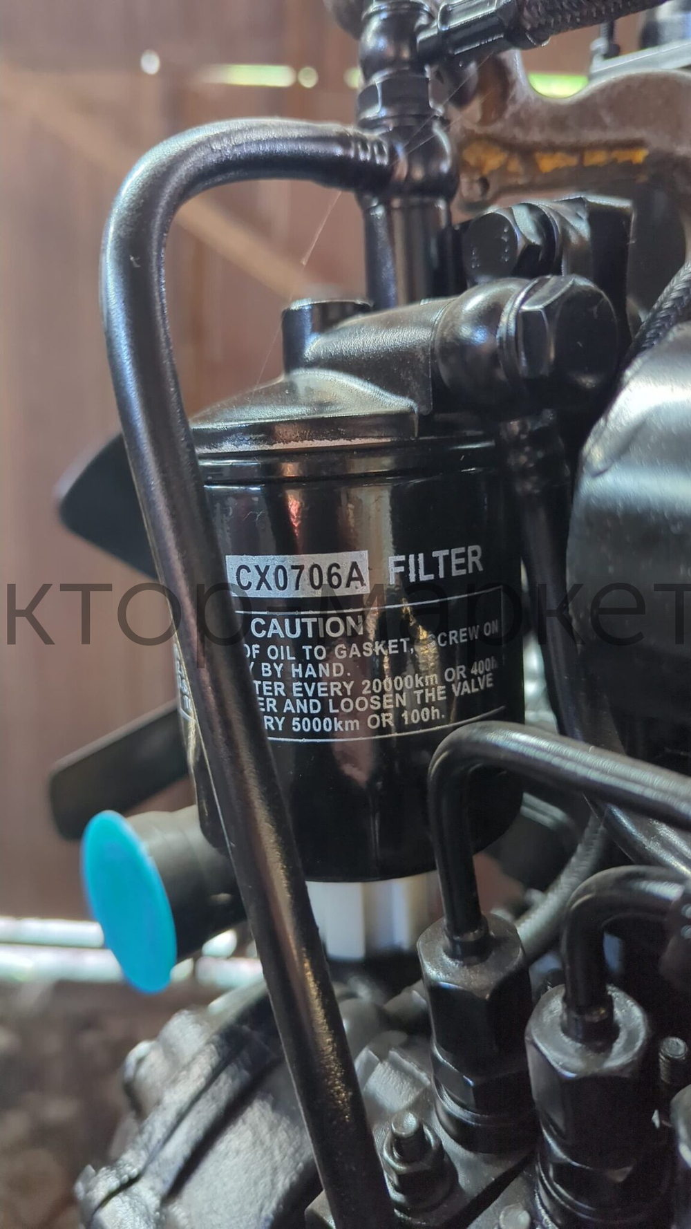 Двигатель дизельный КМ385BT — 1E Lovol/ Foton (под 1-вую корзину сцепления)