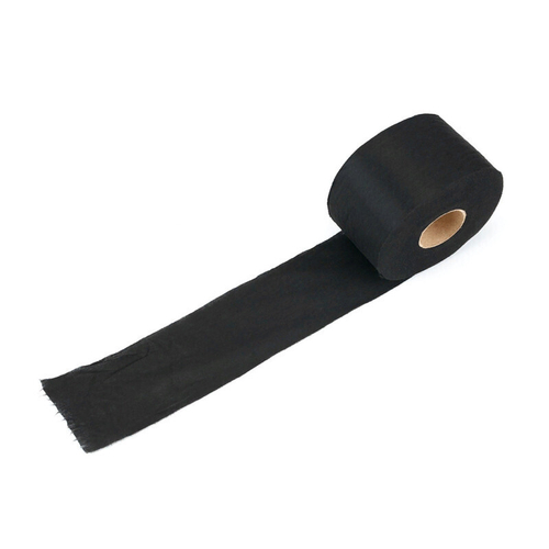 Воротнички спанлейс черные Barber Style Dewal 05-410 (50 шт)