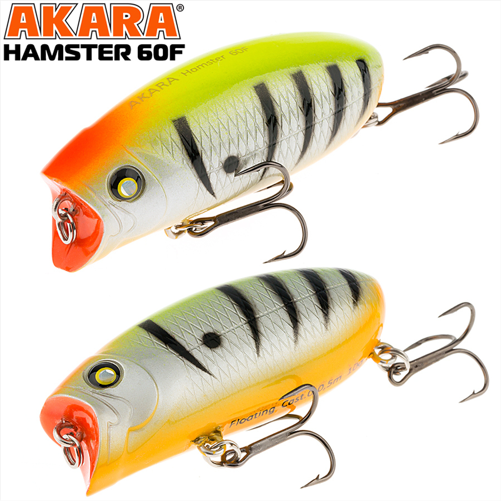 Воблер Akara Hamster 60F 60 мм 10 гр. A5
