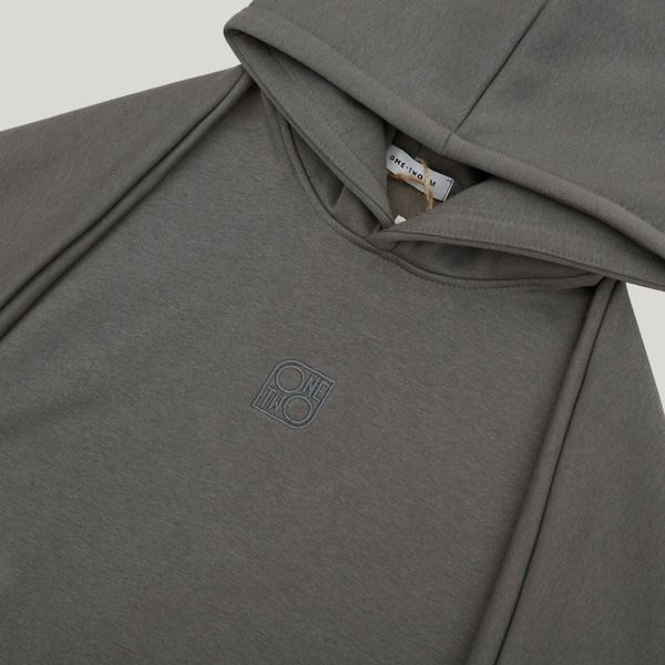 Худи Basic Pewter утепленный серый - фото 3