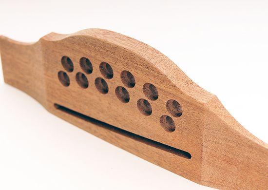 ML-CDA-12-S Струнодержатель для 12-струнной акустической гитары, MiLena-Music