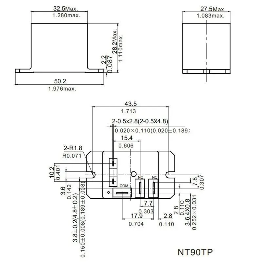 Реле котла, водонагревателя 220 вольт NT90TPNCE220CB аналог NT90TPNCE220CF 2 шт