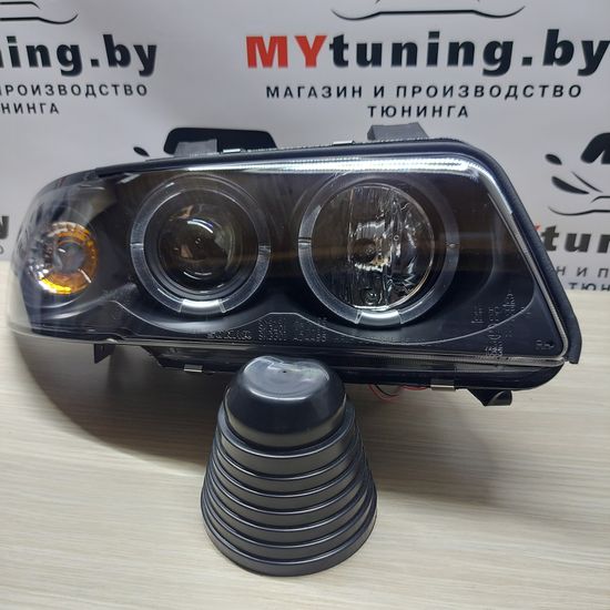 Фары передние ANGEL EYES BLACK для AUDI A4 11.94-12.98