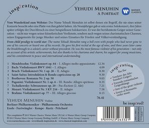 Yehudi Mehunin / A Portrait (CD)