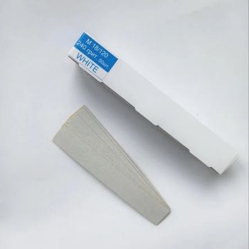 Сменные файлы Unipilka для маникюра на основу  "Прямая M" , белые 240грит 50шт/уп.