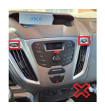 Комплект рамки с разъёмами 9" Ford Transit 7 2014-2023 - Car-Smart 9593