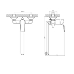 Смеситель для ванны и раковины 35k MIXLINE ML14-02