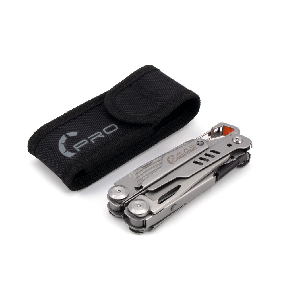 Мультитул &quot;СЛЕДОПЫТ Pro&quot; 12 предметов, в чехле и коробке/100/50/