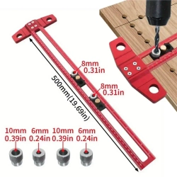 FNICEL Линейка/угольник 500мм, Алюминий