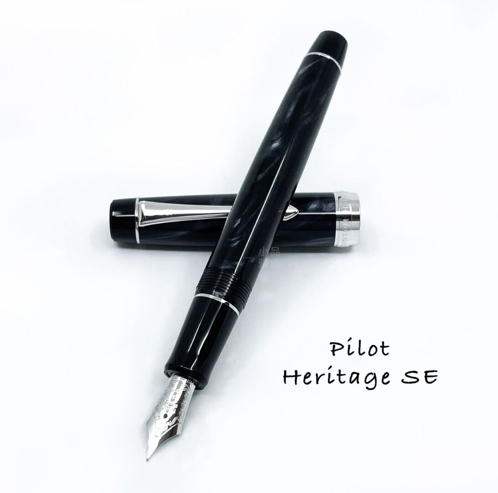 Перьевая ручка PILOT Custom Heritage SE Marble Black с пером F (FKVH-3MR-MABF) 3