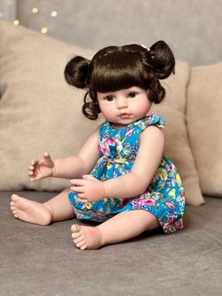 Кукла Реборн виниловая 55см в пакете (FA-323)