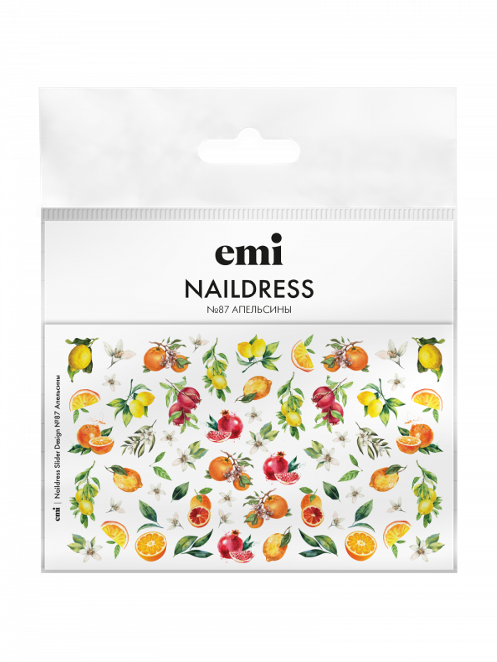 Naildress Slider Design №87 Апельсины