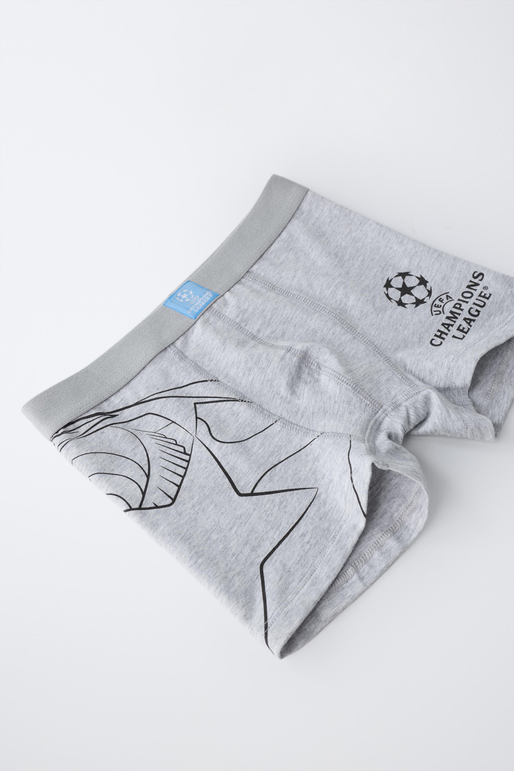 ZARA АБОР ИЗ ДВУХ ТРУСОВ-БОКСЕРОВ UEFA CHAMPIONS LEAGUE ®, СЕРЫЙ МЕЛАНЖ