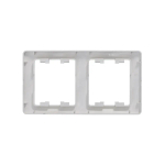 GLOSSA 2-постовая РАМКА, вертикальная, ПЛАТИНА